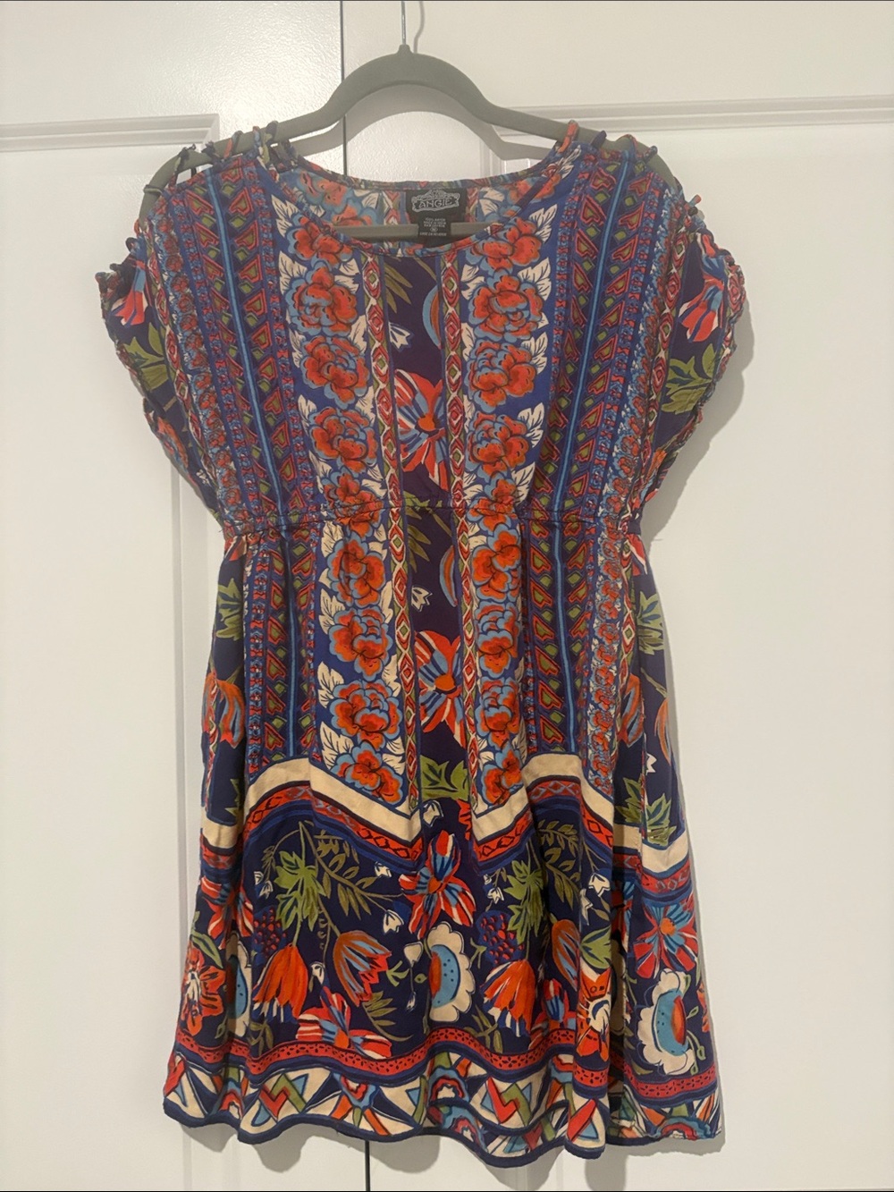 Angie Bohemian style multicolor